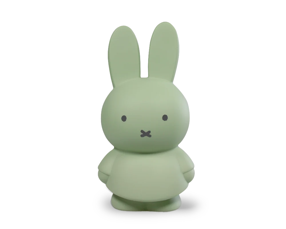 Atelier Pierre Miffy Money Box - Miffy Hase Spardose  Höhe 19 cm Eucalyptus