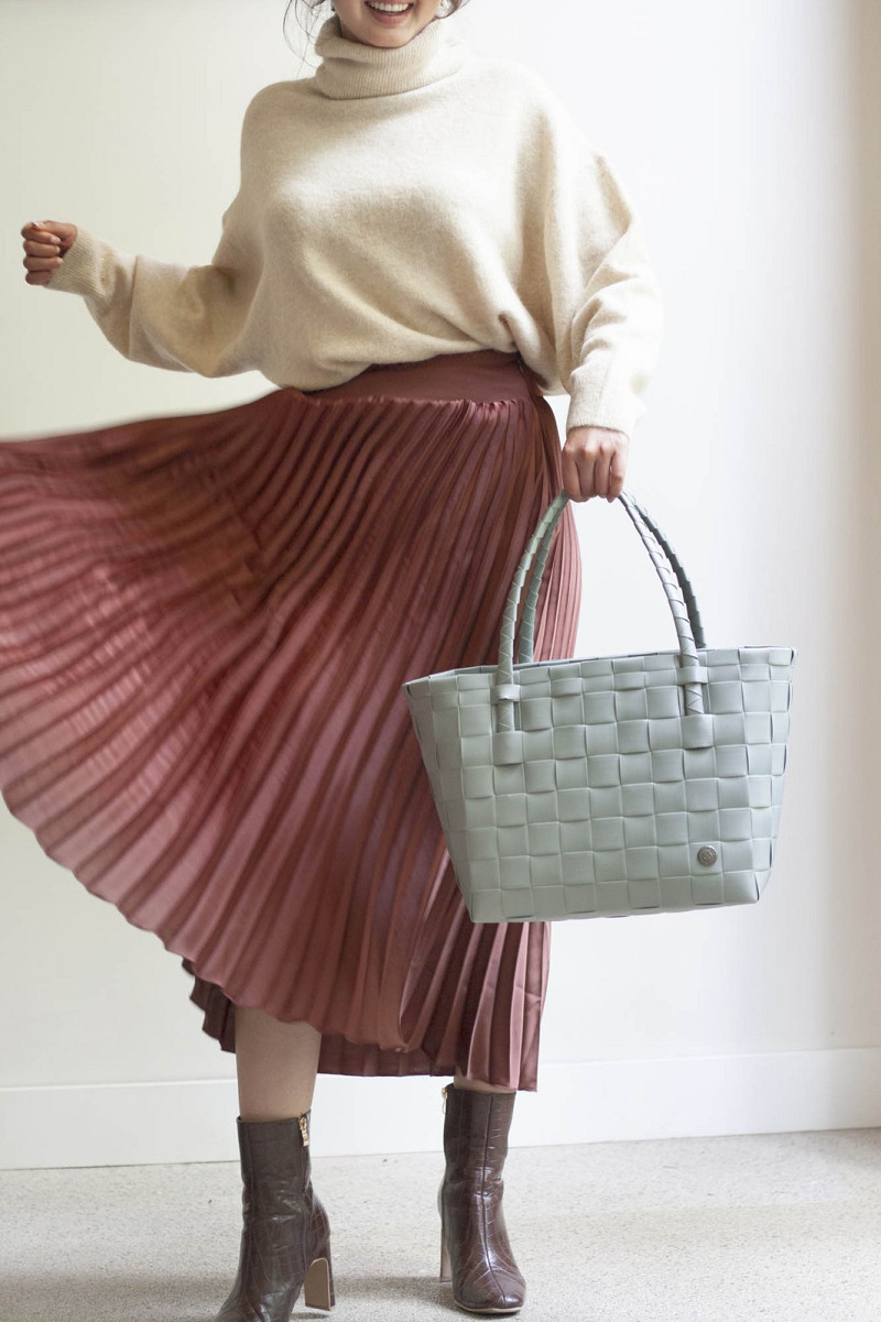 Handed By Paris - Shopper - Einkaufskorb Farbe Sage Green