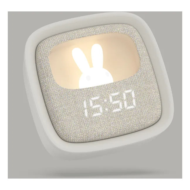 MOB BILLY CLOCK AND LIGHT - GREY