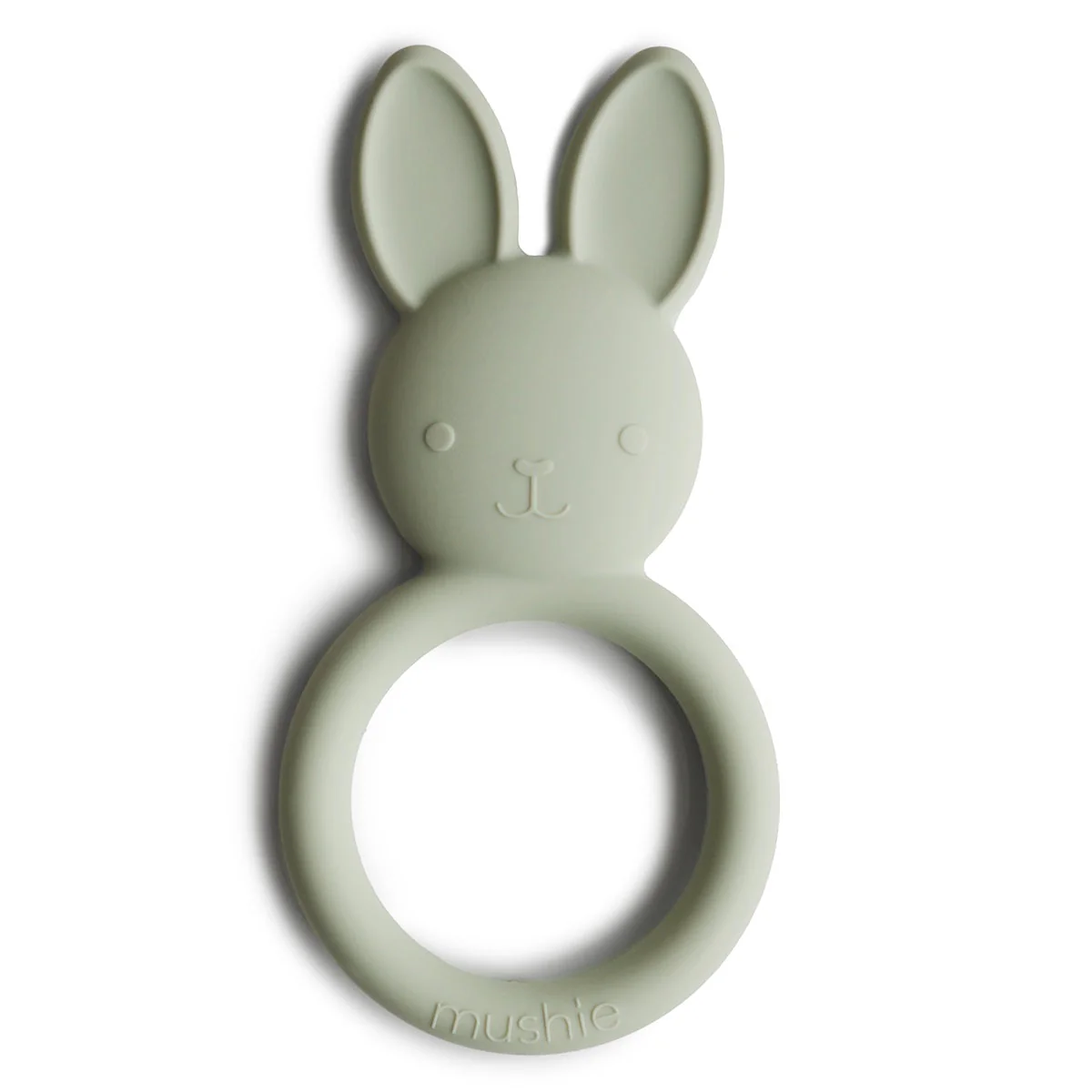 Mushie Teether Bunny (Sage) - Hase Zahnungshilfe