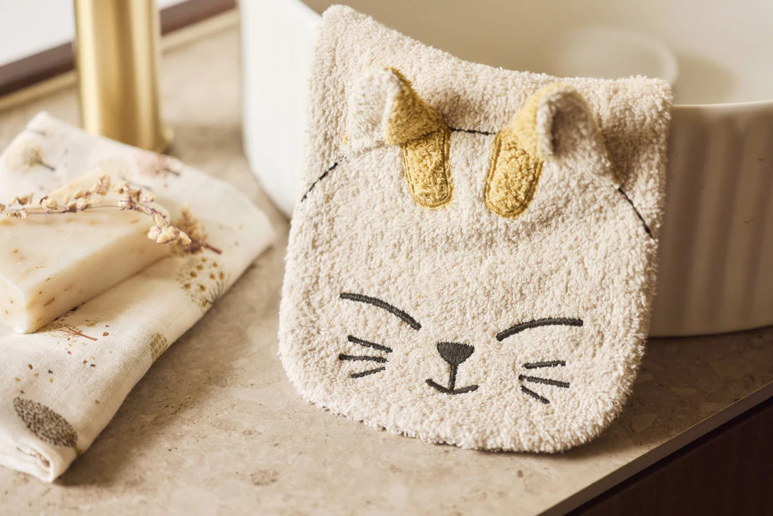 Jollein Waschhandschuhe Frottee - Charlie