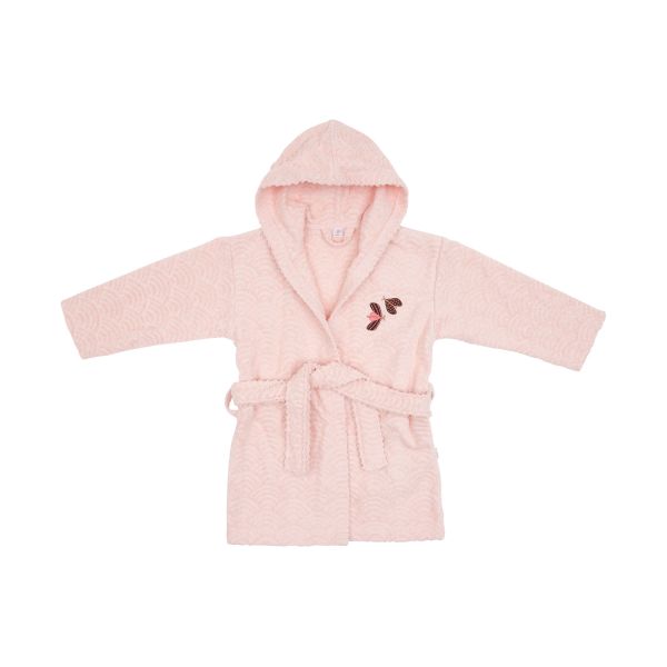Bebe-Jou Baby Bademantel aus Frottee Sweet Butterfly - Motiv Schmetterling