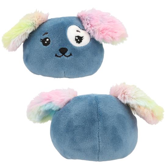 Depesche Ylvi Plüsch Mini Swoppies Hund blau 7cm 