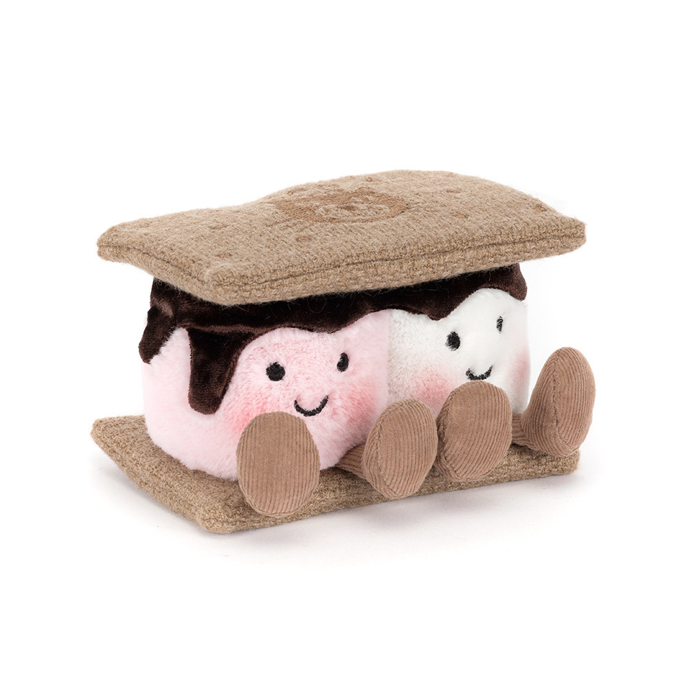 Jellycat Amuseables S'mores Lagerfeuer Snack 7cm x 12cm x 7cm