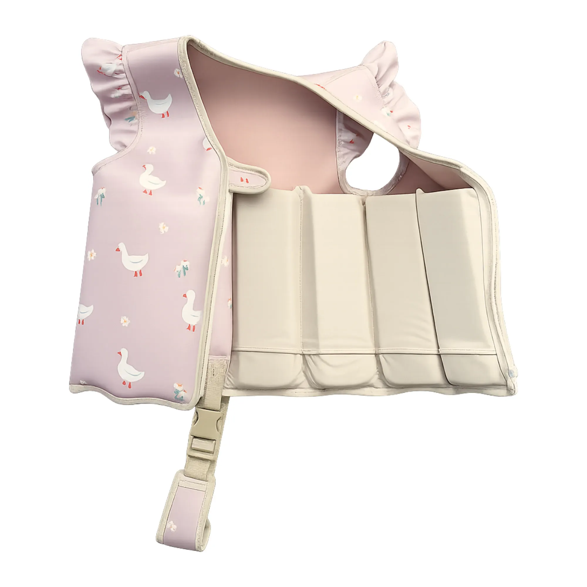 JEP KIDS - SLIPSTOP Schwimmweste - Goose Pink - Gänse 