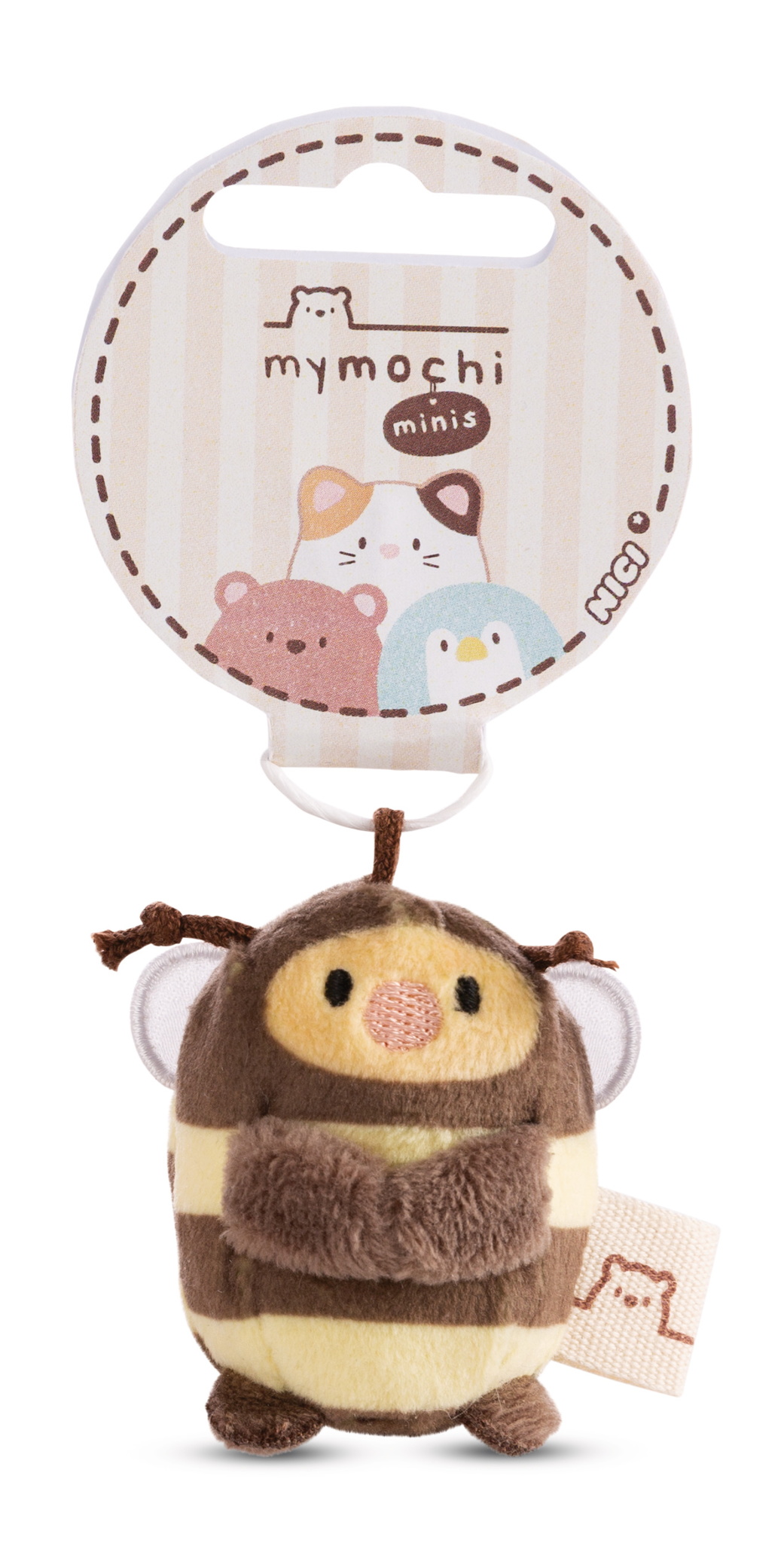Nici Kuscheltier mymochi minis Biene Beenie 5cm          