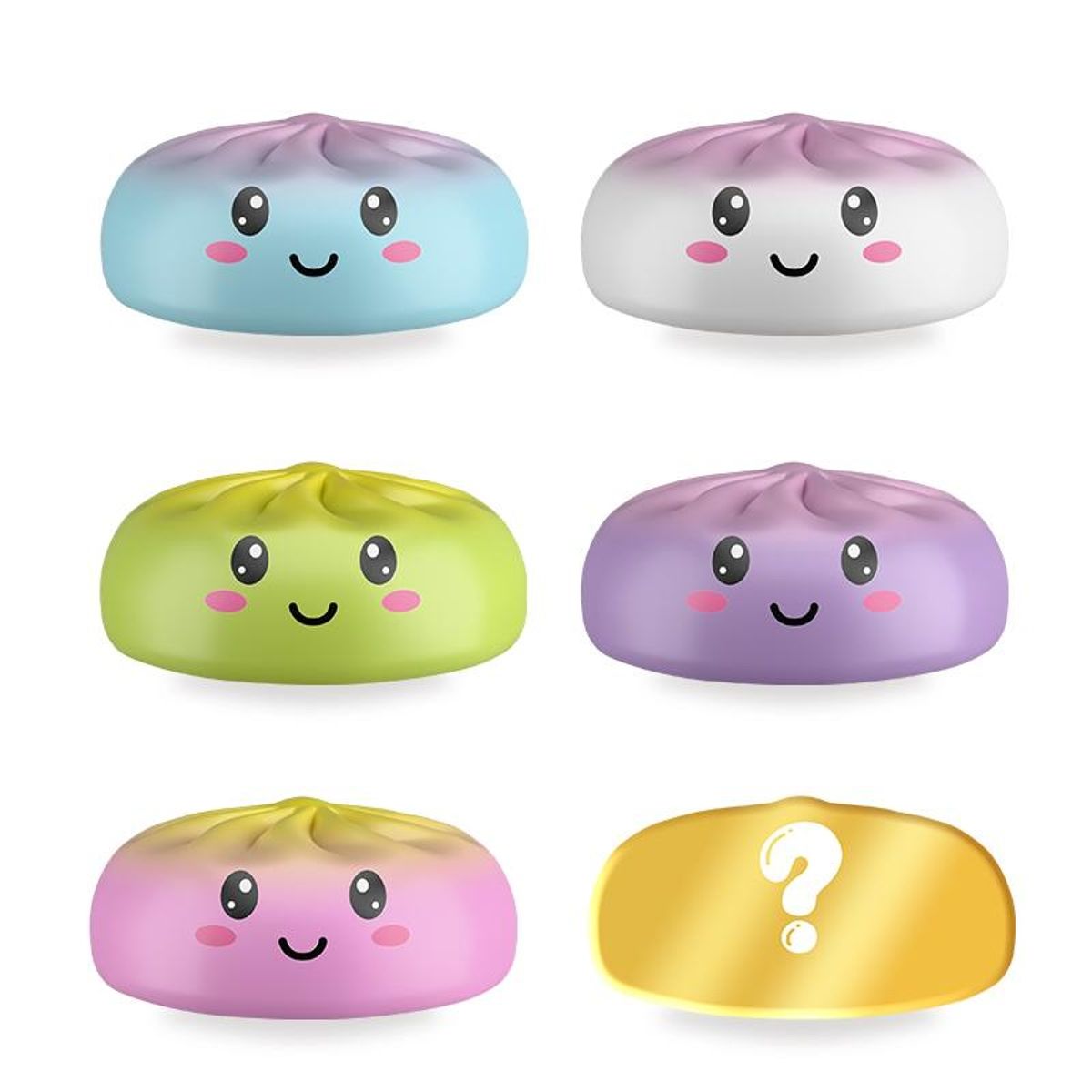 Trendhaus RAINBOW SQUEEZE SOFT-DUMPLING Ø 6CM