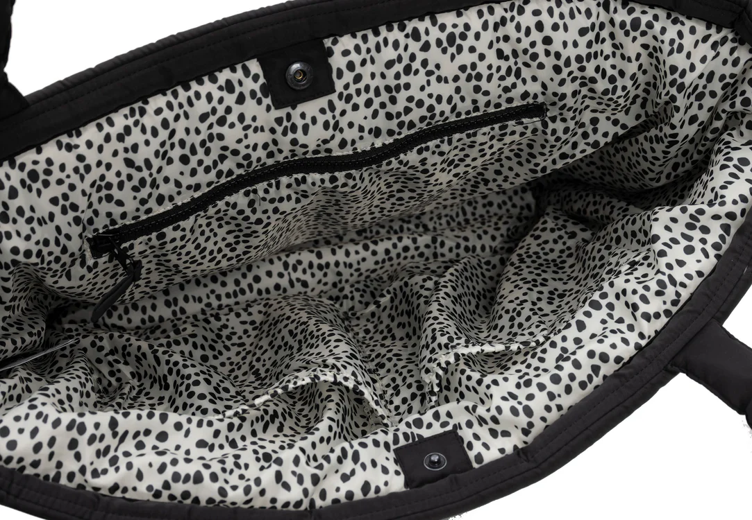 Jollein Wickeltasche Puffed Bag - Schwarz