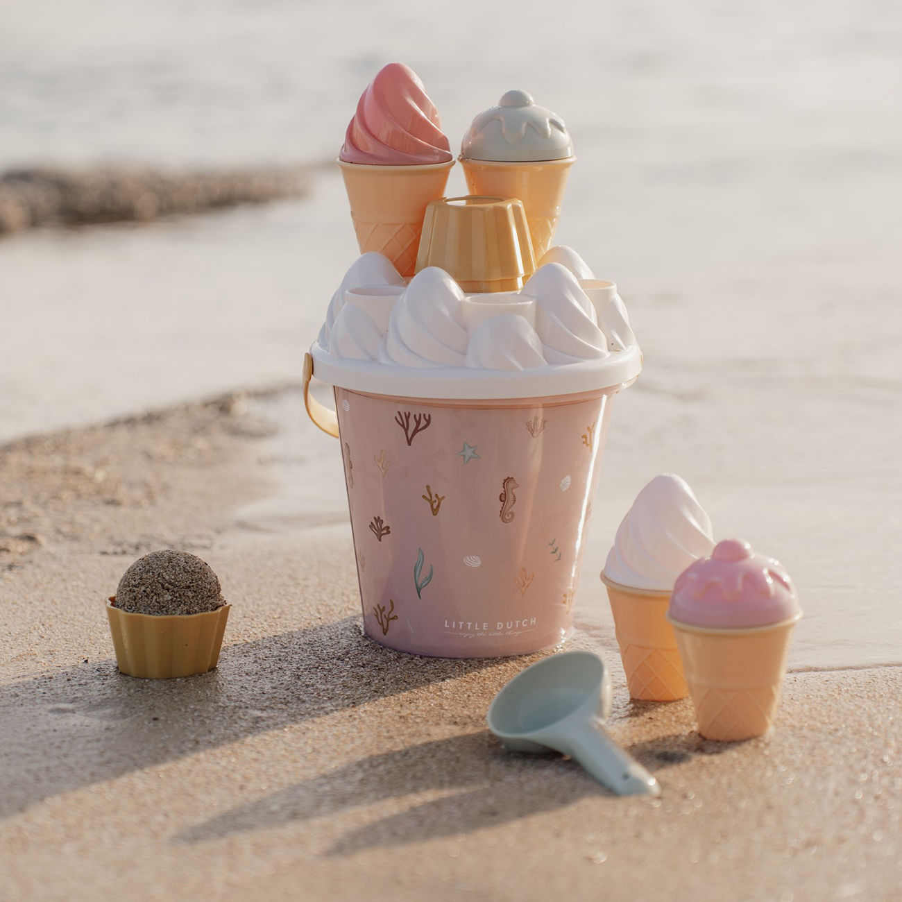 Little Dutch Sandformen Eis Ocean Dreams Pink