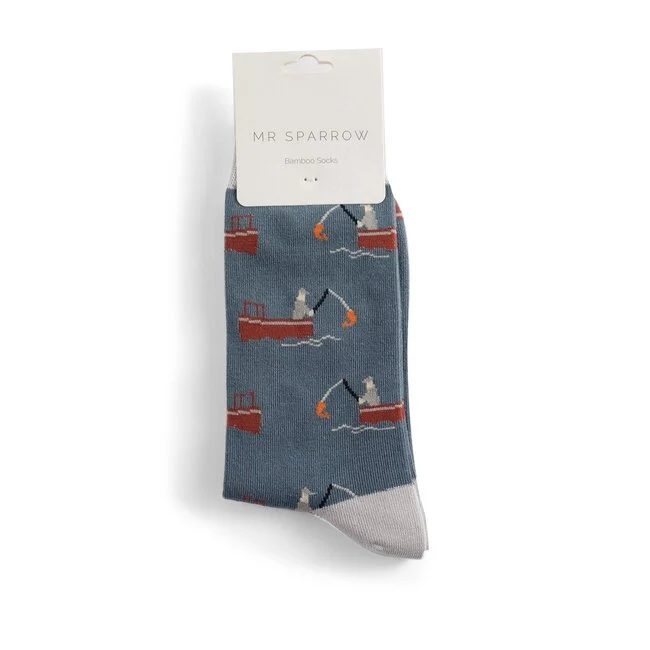 Miss Sparrow Bamboo Socken für Erwachsene - Angel Design - One Size (40-45)   