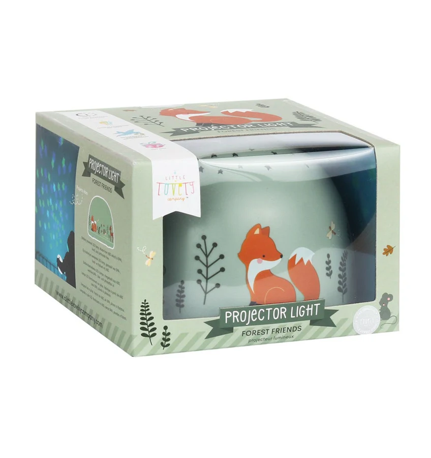 A Little Lovely Company Projektorlampe: Waldfreunde