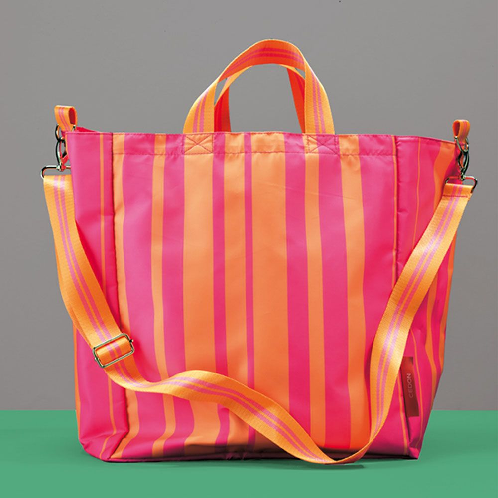 Cedon Easy Shopper Bag de Luxe Stripes Neon