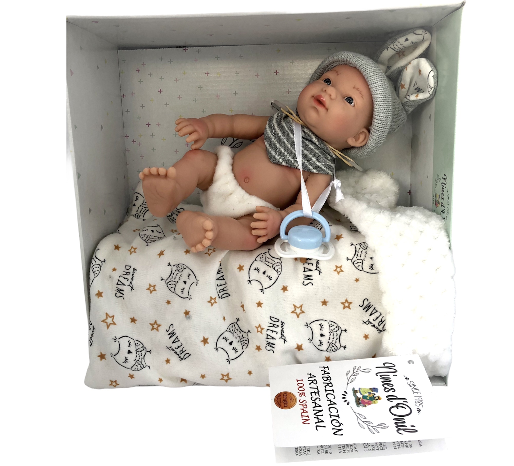 Nines d'Onil Puppe Golosinas New Born Puppe Boy - Junge