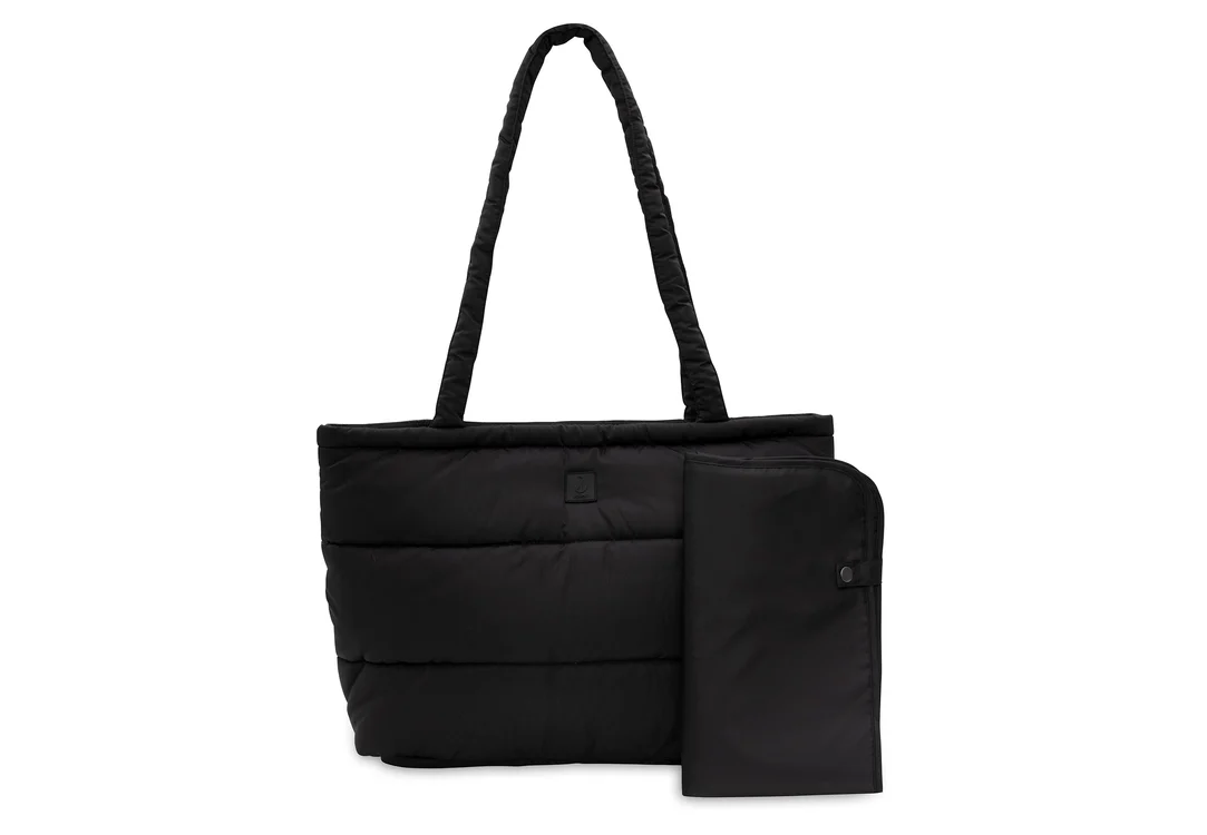 Jollein Wickeltasche Puffed Bag - Schwarz