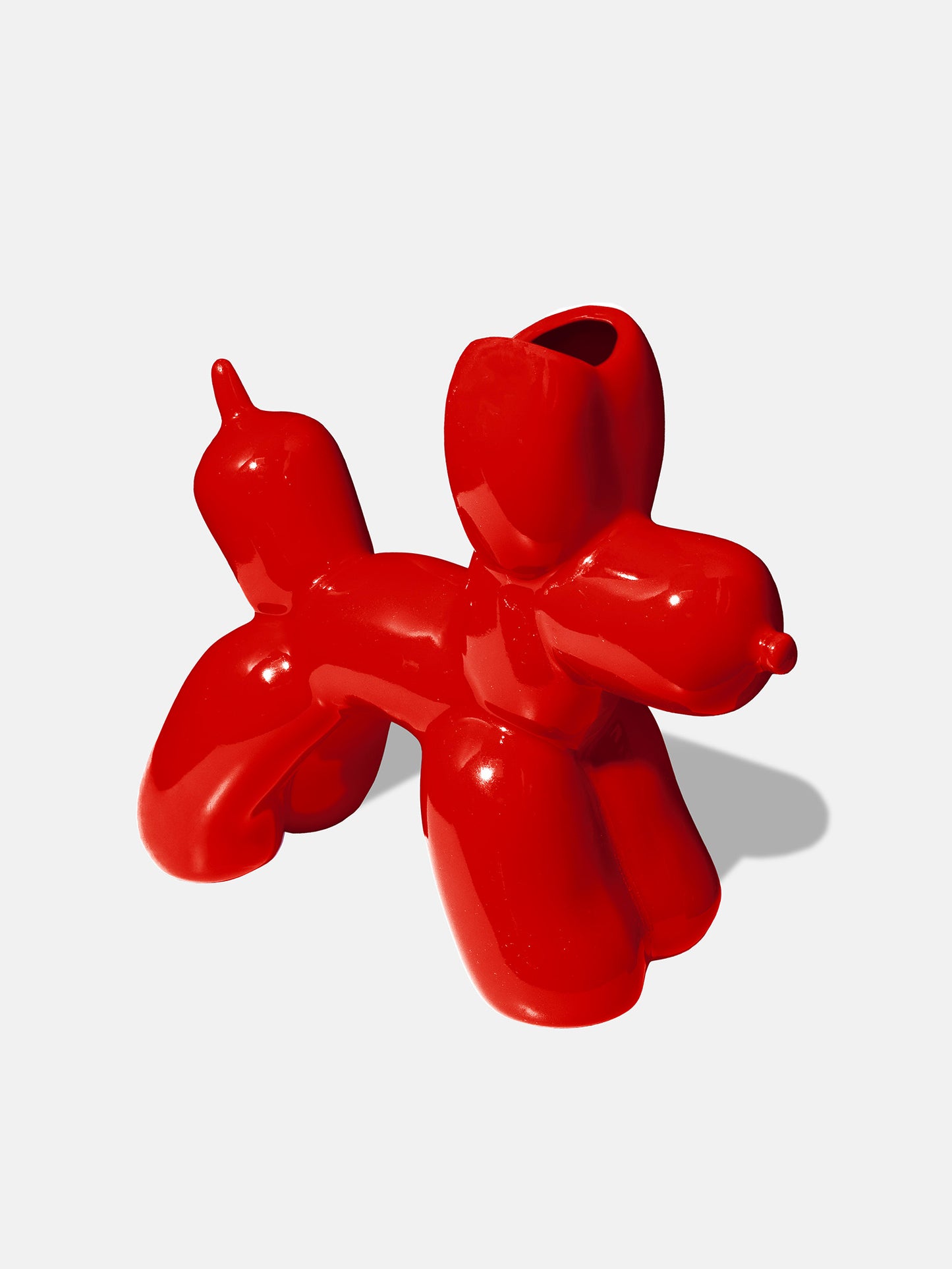 DOIY Bobby Vase Hund Rot