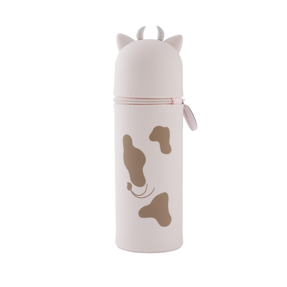 Lulubug Handmade Lustiges Tiermäppchen aus Silikon Kuh „Howy“