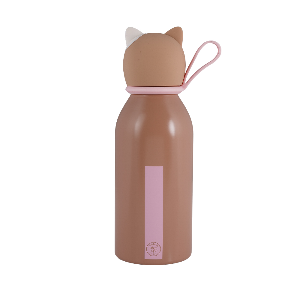 Lulubug Handmade Lustige Thermoflasche „Katze“ 