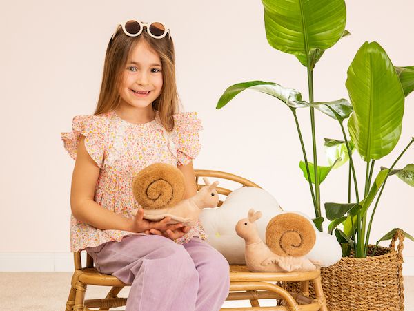 Teddy Hermann Schnecke Lotta 20cm