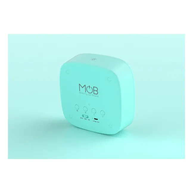 MOB BILLY CLOCK AND LIGHT - TURQUOISE