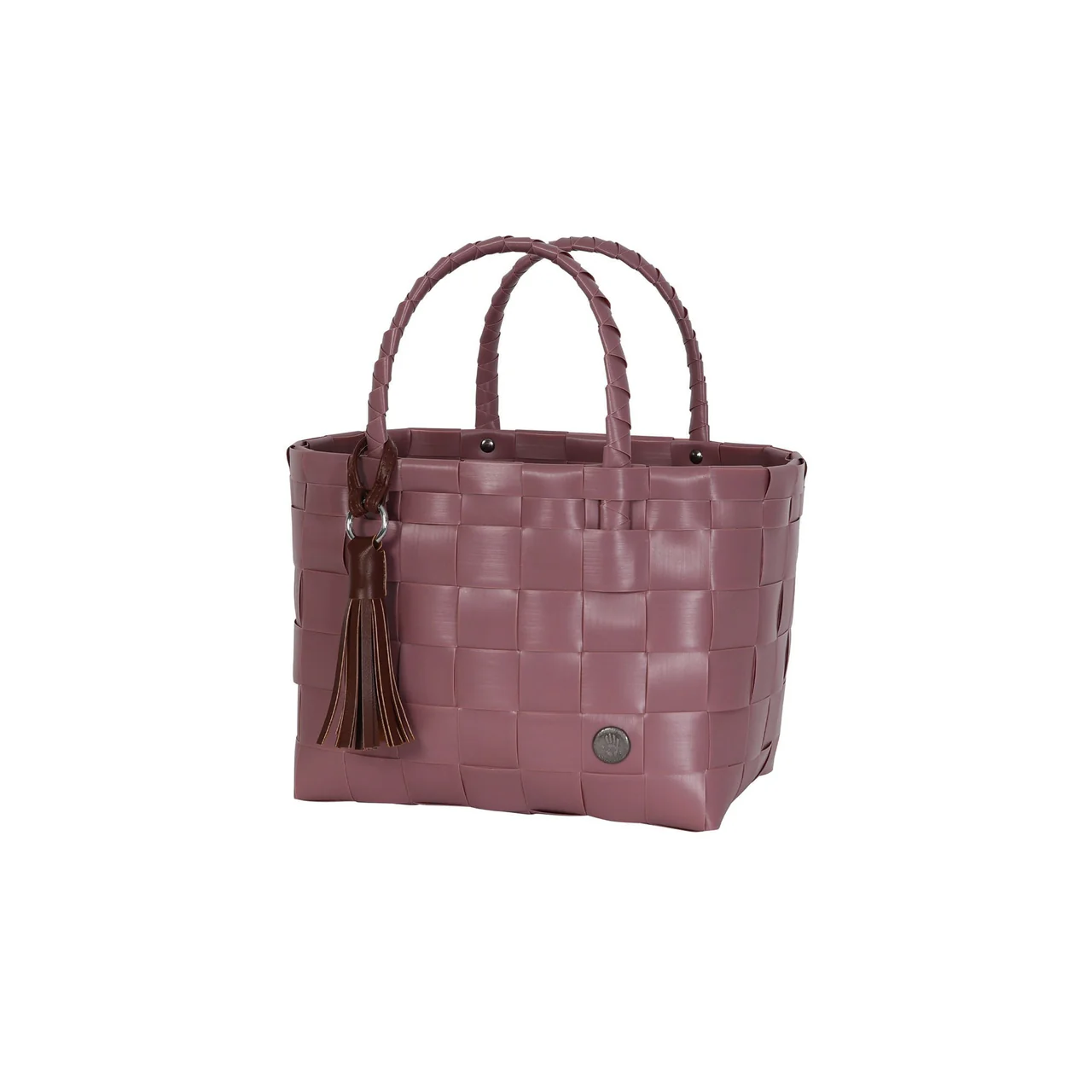 Handed By Mini Paris - Mini Shopper Rustic Pink mit Tassel Anhänger