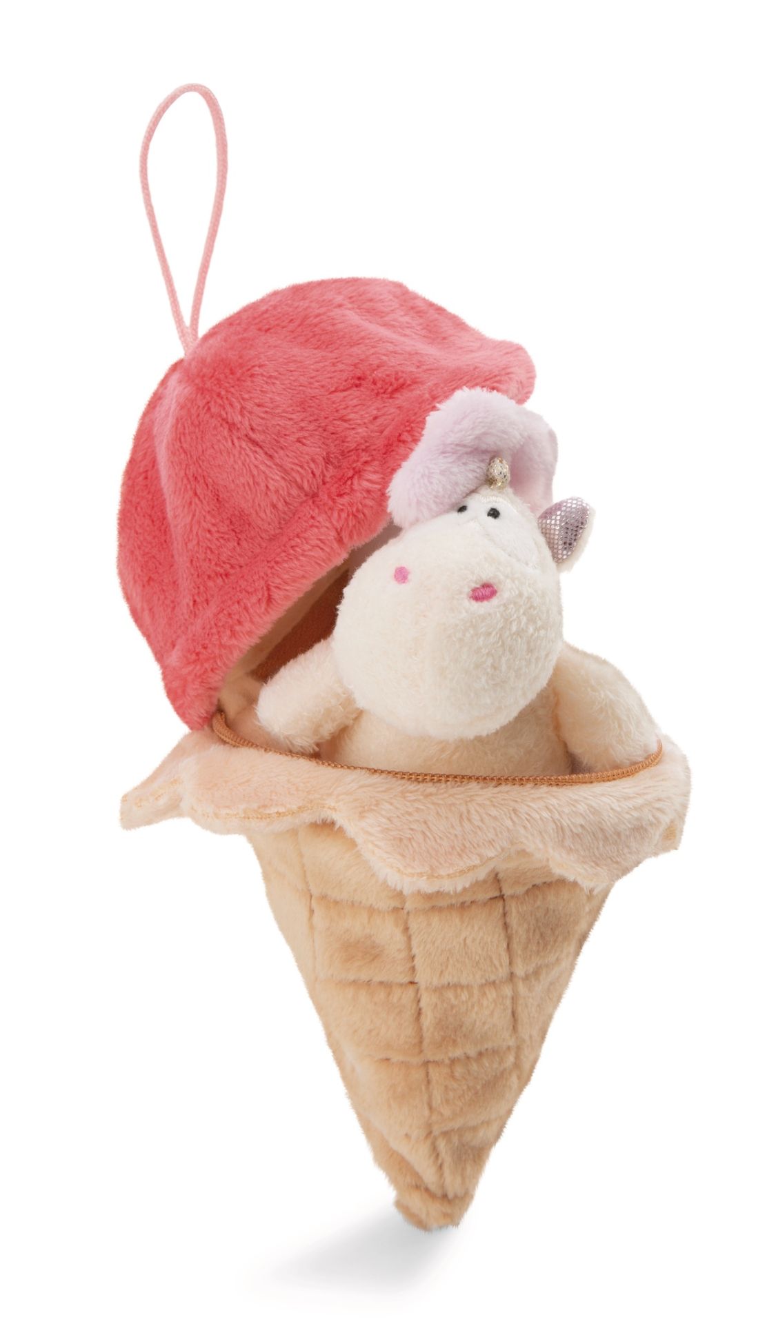 Nici Kuscheltier Einhorn Creamy Pink in Eis mit Loop NICI GREEN Nici Kuscheltier Einhorn Creamy Pink in Eis mit Loop NICI GREEN