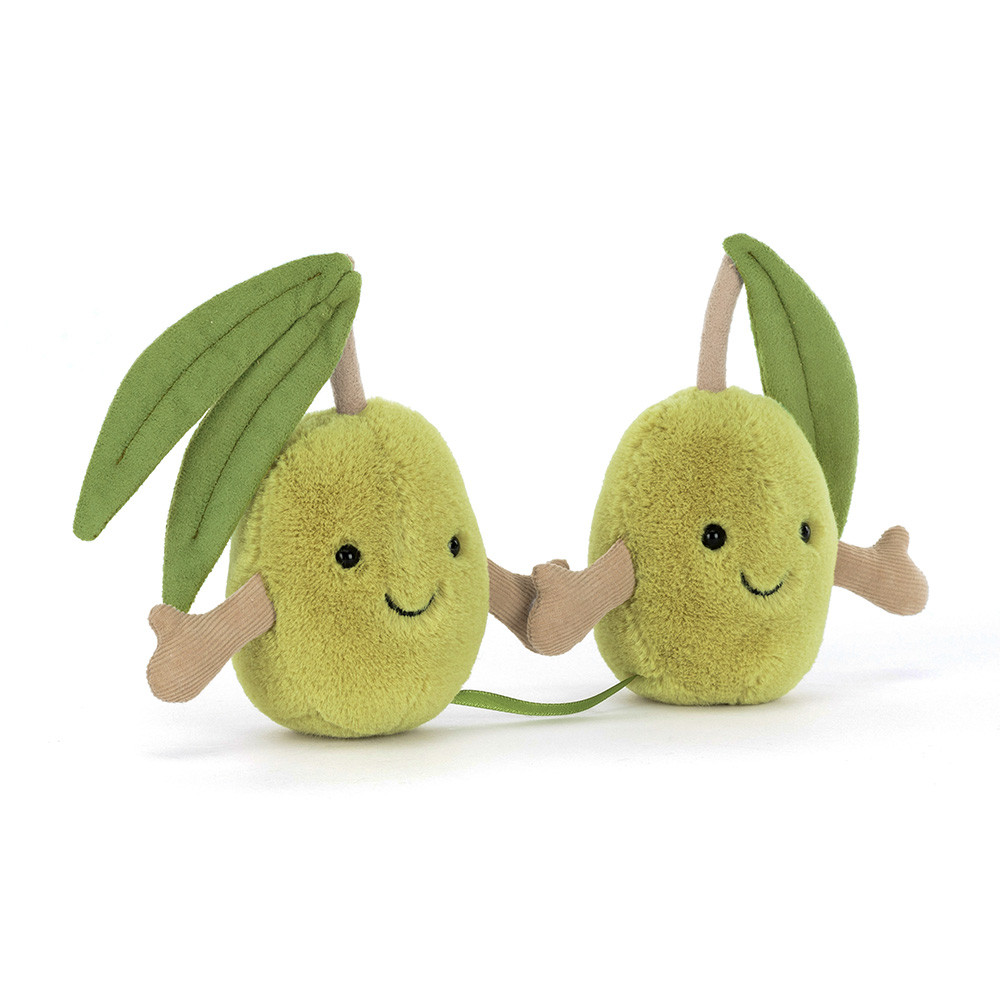 Jellycat Amuseables Pair of Olives - Oliven 14cm x 18cm x 4cm