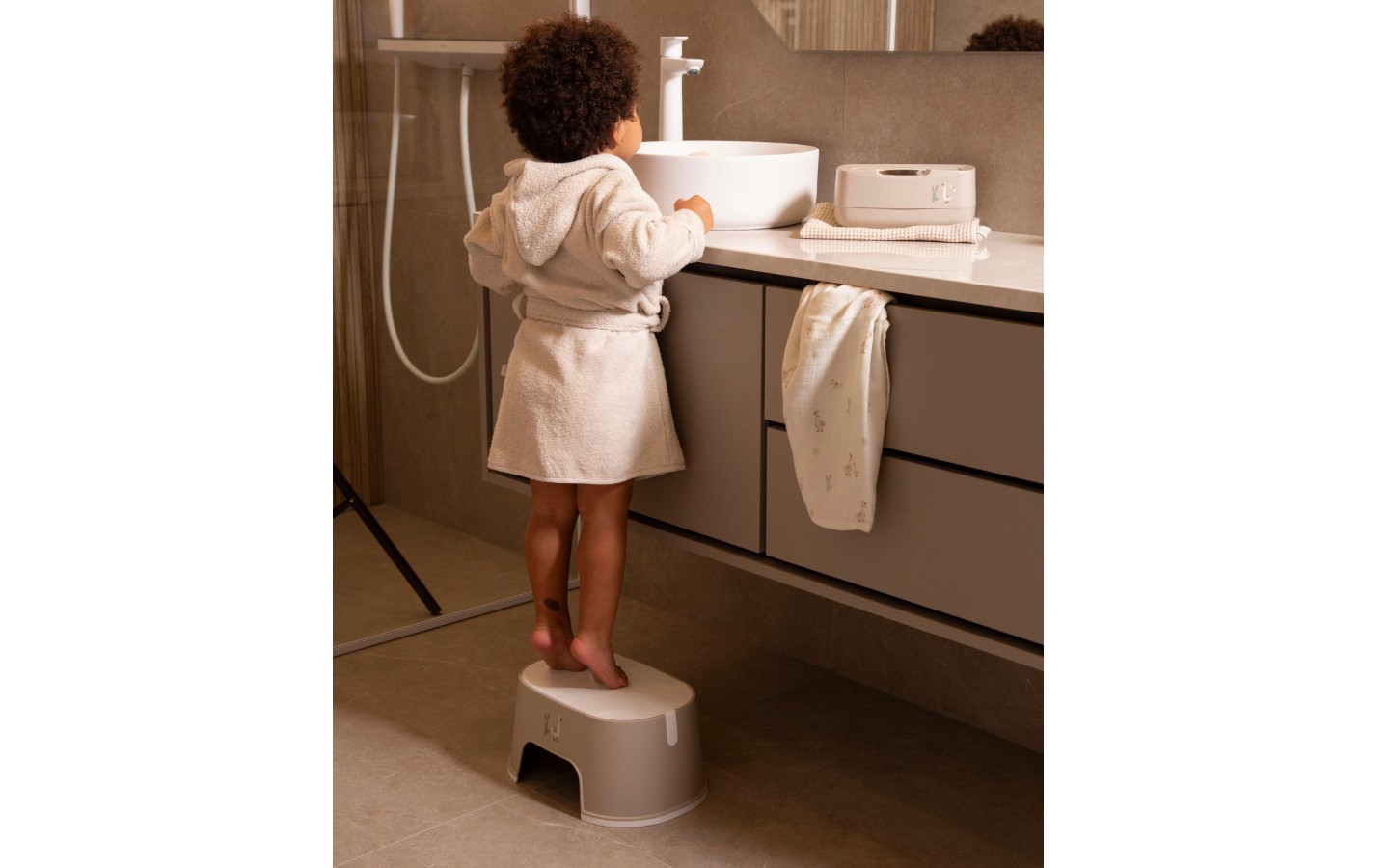 Bebe-Jou Tritthocker Ocean Vibes Seepferdchen Motiv 