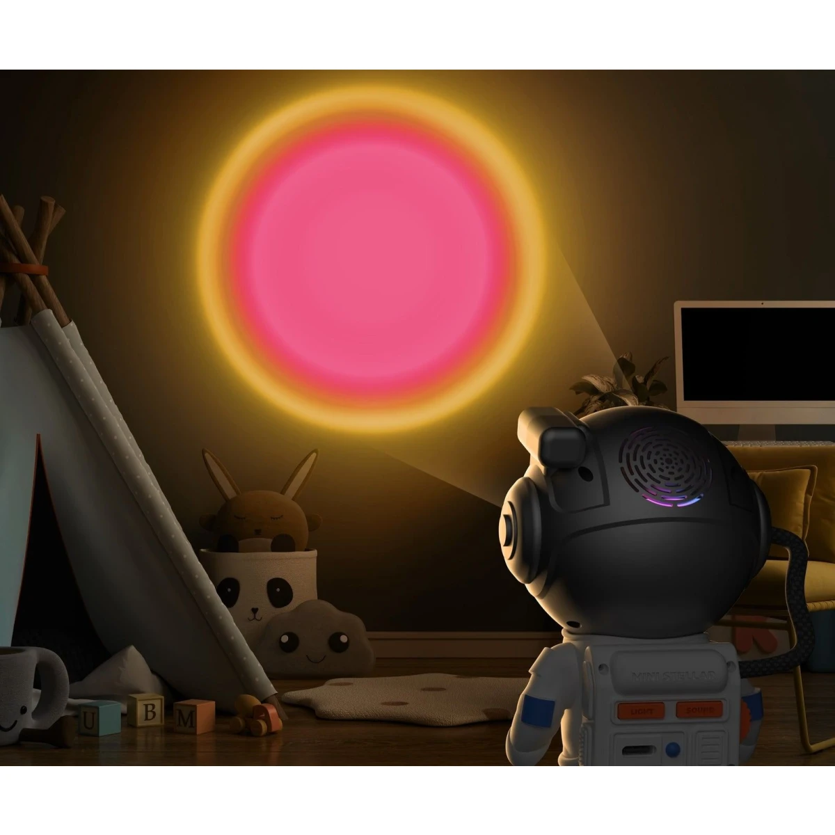 MOB Mini Stellar Light Projektor und White Noise