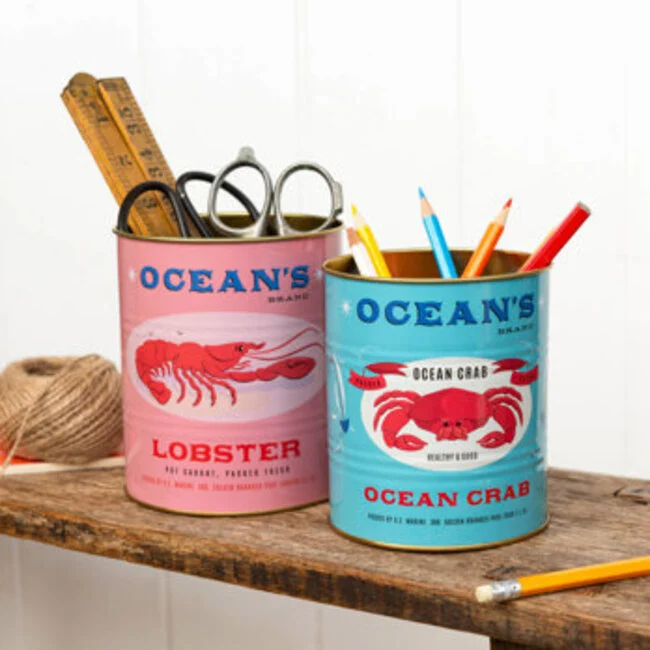 Rex London Retro Dosen 2 Stück Ocean Hummer und Krebs