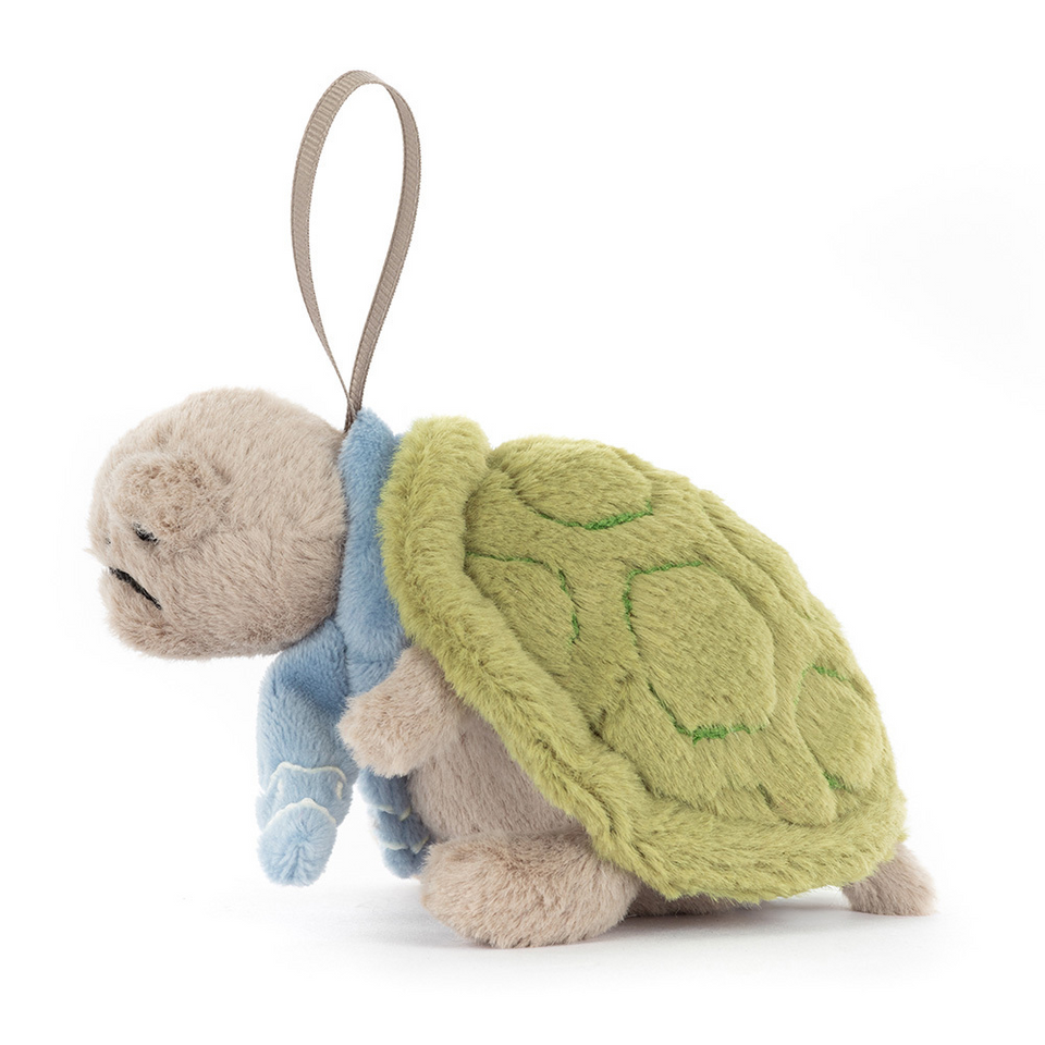 Jellycat Timmy Turtle Schildkröte Christmas Anhänger 10cm