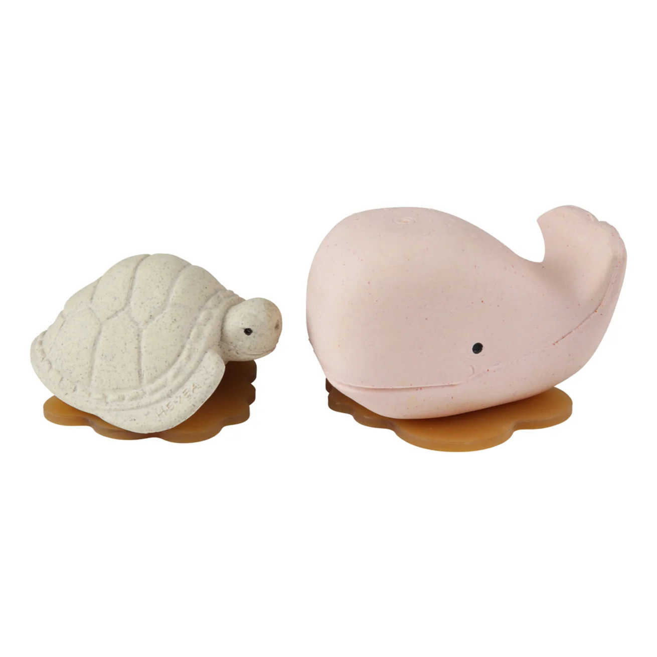Hevea Squeeze'n'Splash Whale & Turtle - Champange Pink & Vanilla