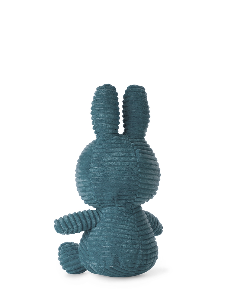 Bon Ton Toys Miffy Corduroy - Cord Hase in Teal - Petrol Blau 23 cm