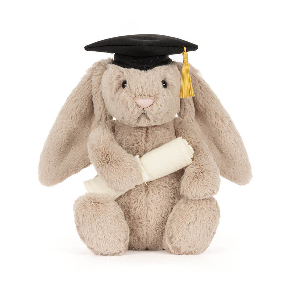 Jellycat Bashful Bunny im Graduation-Outfit