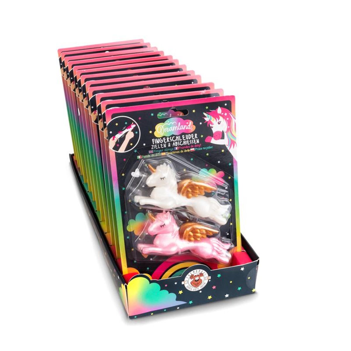 Trendhaus DREAMLAND EINHORN FINGERSCHLEUDER 2ER-SET