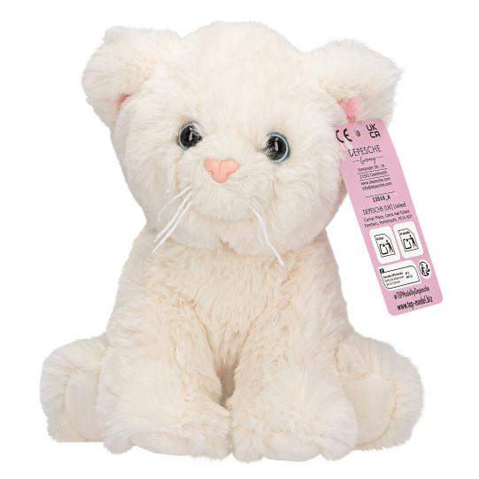 Depesche TOPModel Plüsch Katze weiß 16 cm 