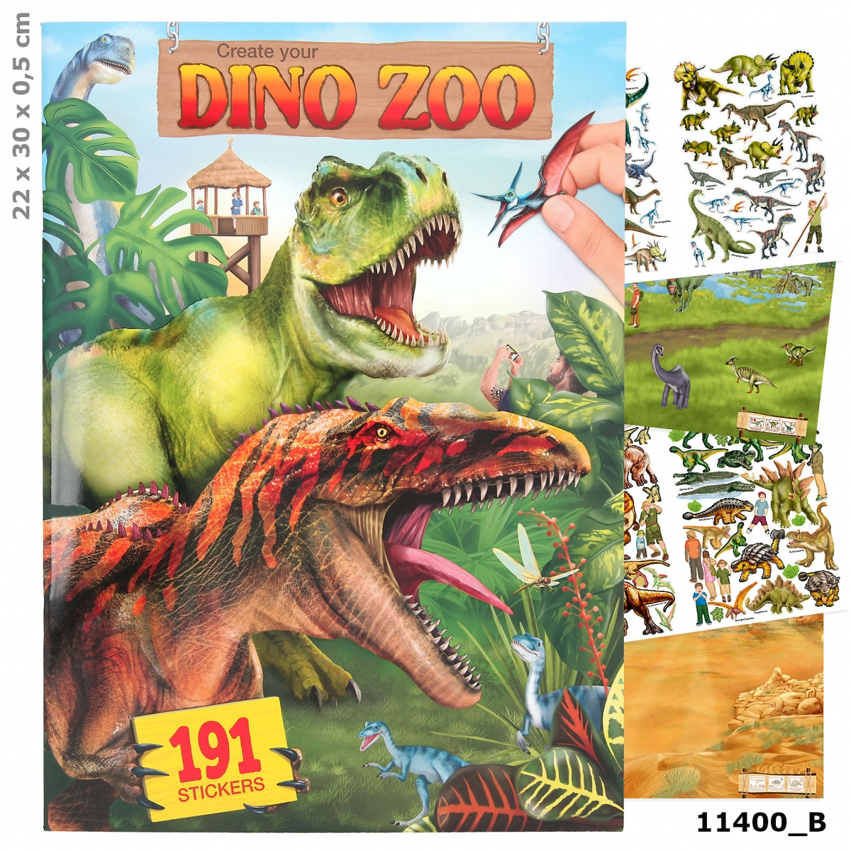 Depesche Germany Create your Dino Zoo -Stickerbuch 