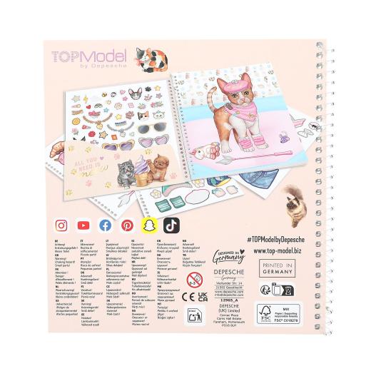 Depesche Germany TOPModel Dress Me Up Stickerbuch KITTY