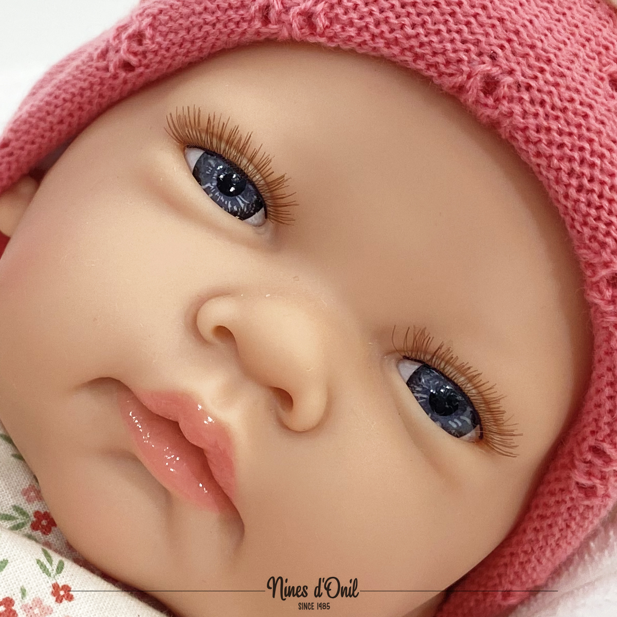 Nines d'Onil Puppe Recien Nacodo Coral - Babypuppe