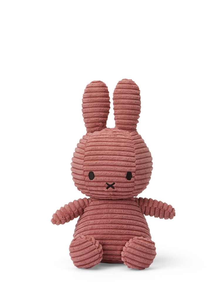 Bon Ton Toys Miffy Corduroy - Cord Hase in Dusty Rose - Altrosa 23 cm 