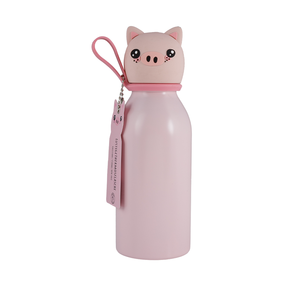 Lulubug Handmade Lustige Thermoflasche „Schwein“  