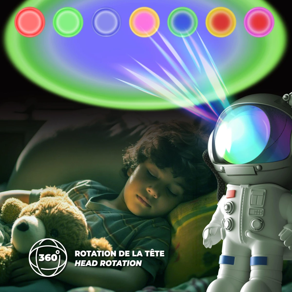MOB Mini Stellar Light Projektor und White Noise