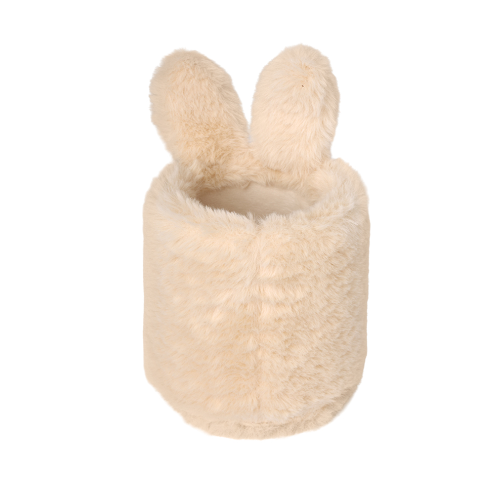 Lulubug Handmade Plüsch Stiftebecher „Hase Hoppy“, beige