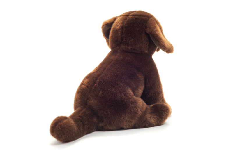 Teddy Hermann Labrador Hund dunkelbraun sitzend 25cm