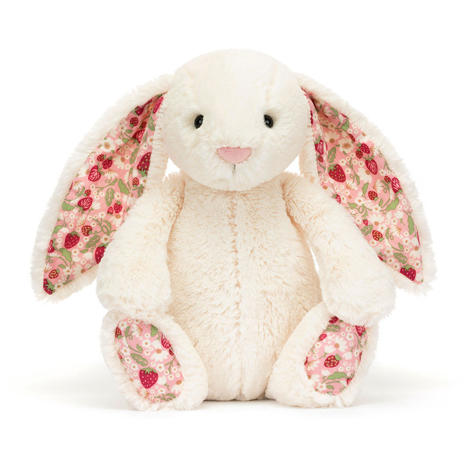 Jellycat Blossom Cream Bunny 'Berry' - Beeren Hase 18cm