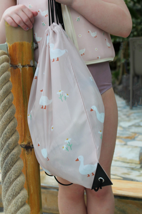 JEP KIDS - SLIPSTOP Schwimmweste - Goose Pink - Gänse 