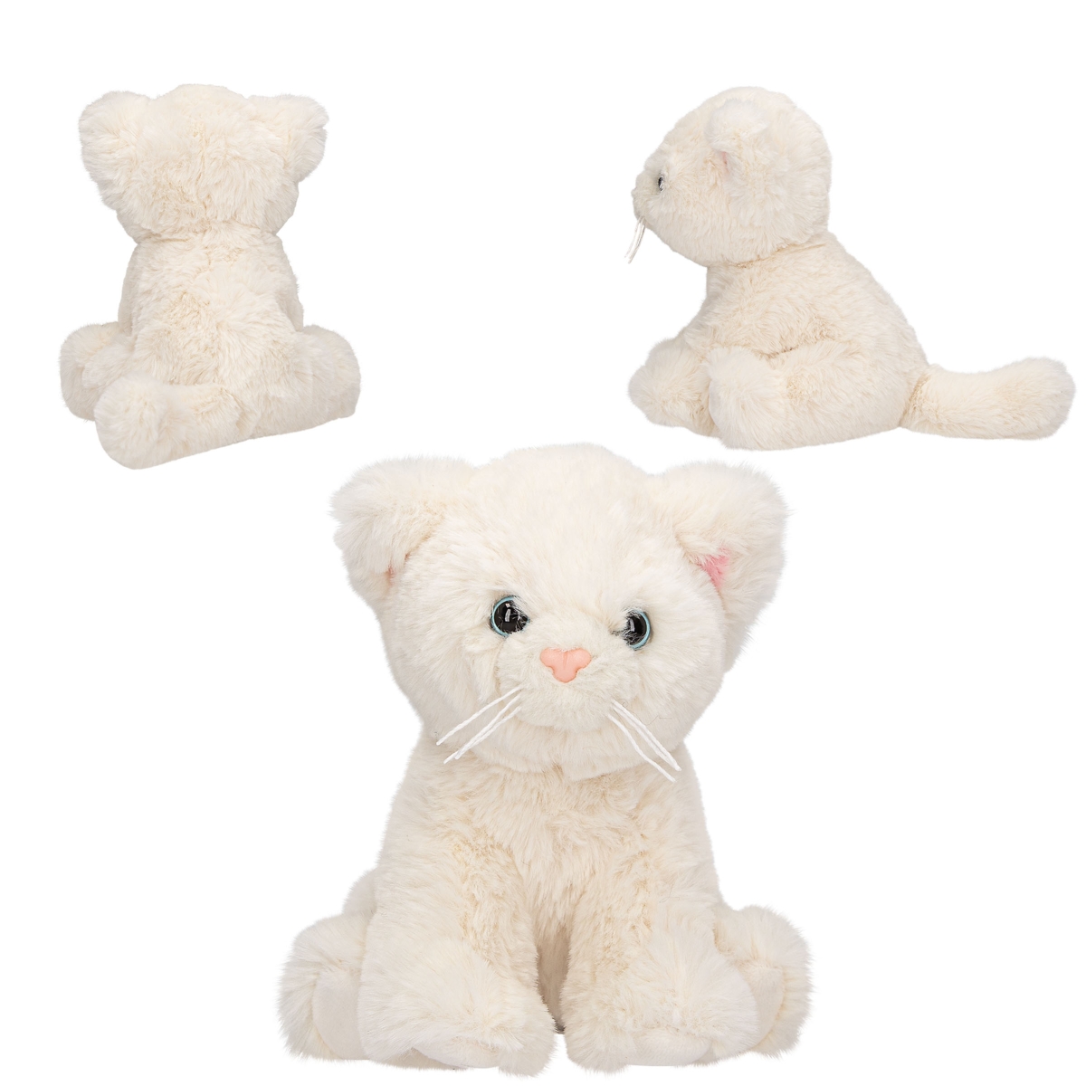 Depesche TOPModel Plüsch Katze weiß 16 cm 