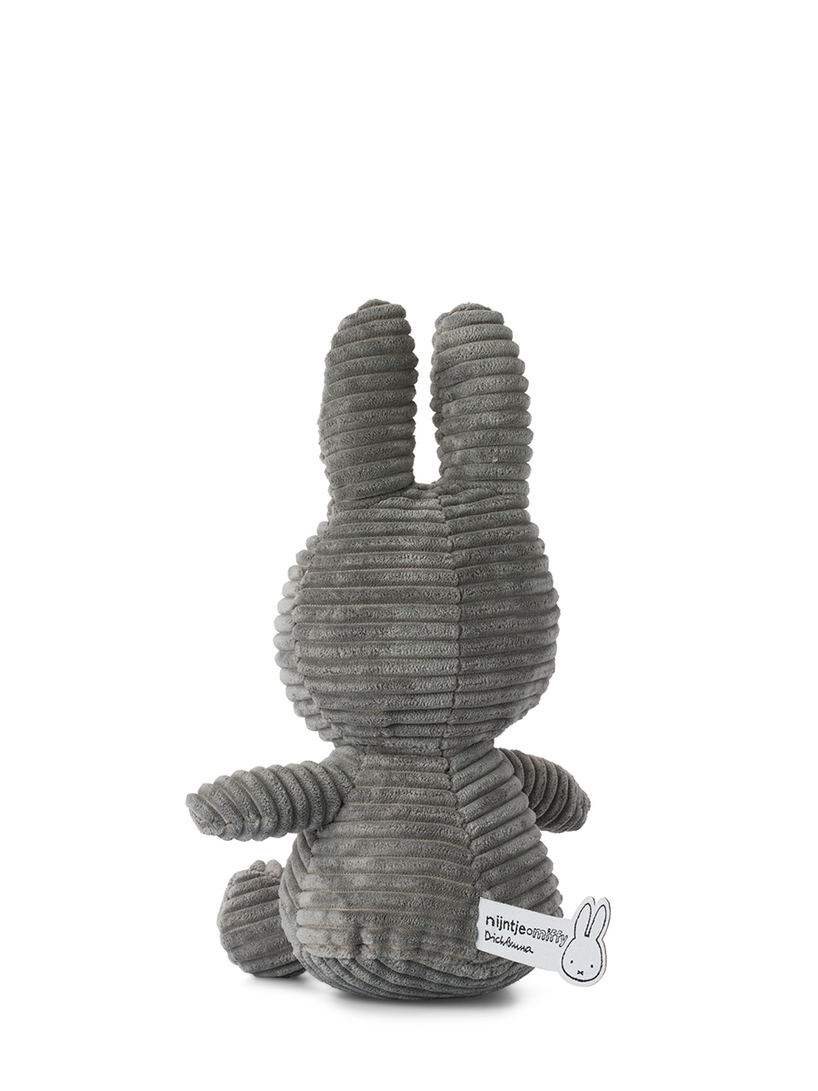 Bon Ton Toys Miffy Corduroy - Cord Hase in Grau 33 cm