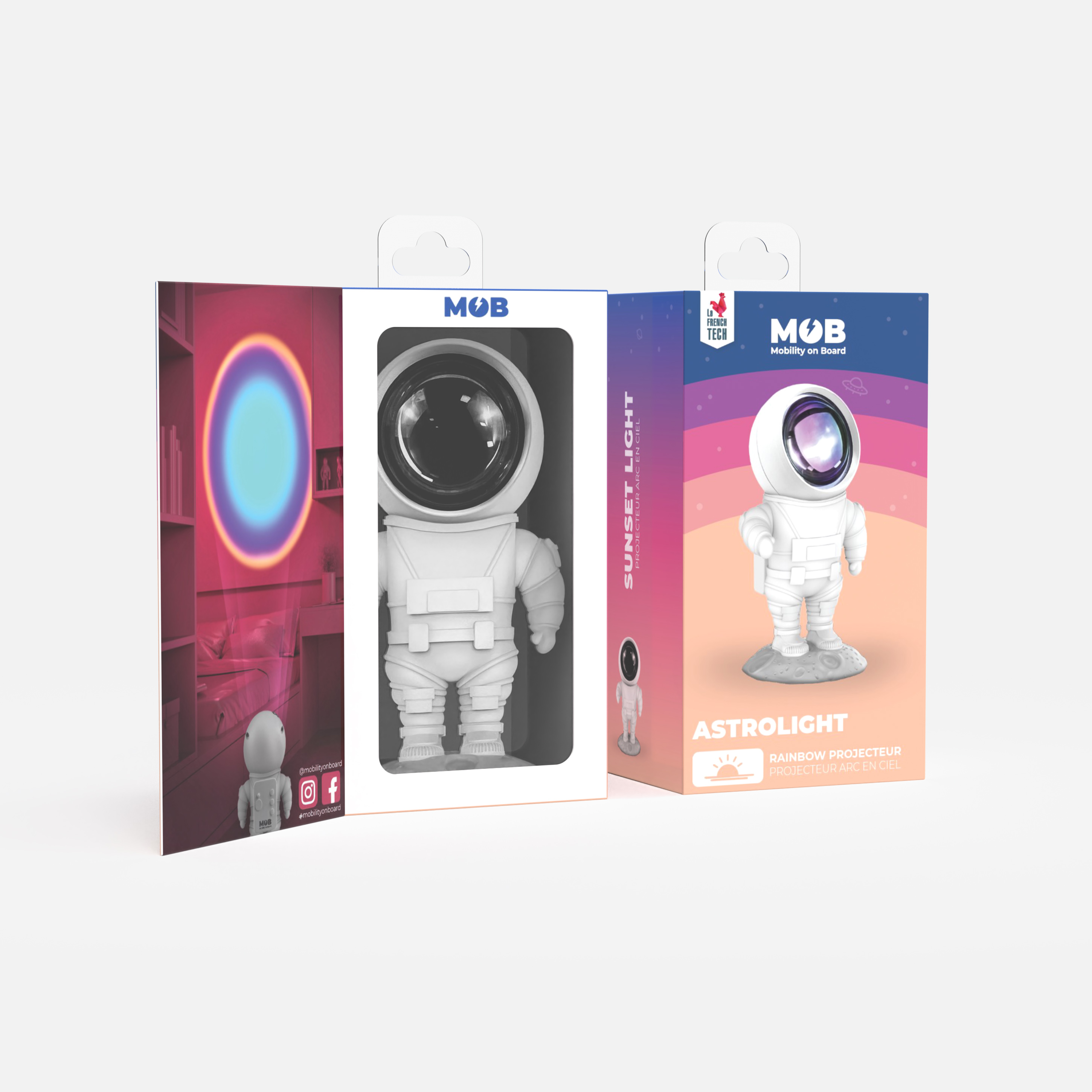 MOB Projektor Astrolight "Rainbow blue" 