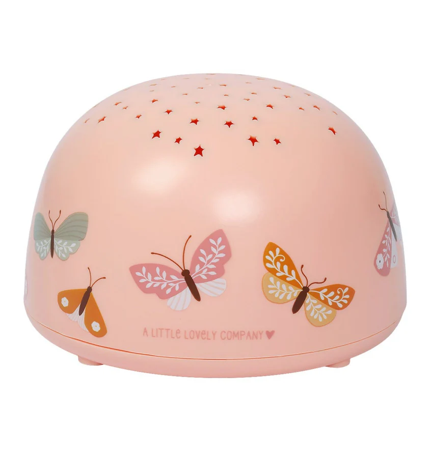 A Little Lovely Company Projektorlampe: Schmetterlinge