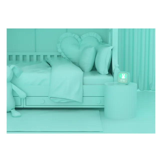 MOB BILLY CLOCK AND LIGHT - TURQUOISE